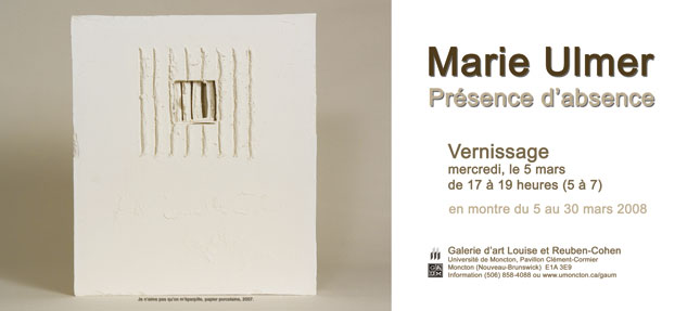 Invitation Marie Ulmer 2008