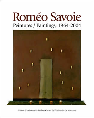 Couvert du catalogue  de l'exposition rtrospective Romo Savoie : Peintures / Paintings, 1964 - 2004